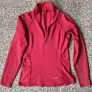 Patagonia Women's Capilene Zip-Neck XS red
